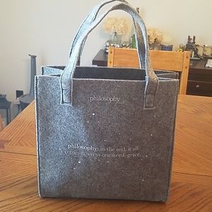 Philosophy small tote/gift bag